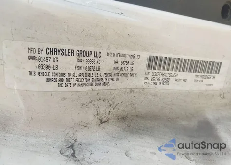 2013 Fiat 500 Turbo из США, поврежденный, VIN 3C3CFFHHXDT661234